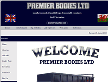 Tablet Screenshot of premier-bodies.co.uk